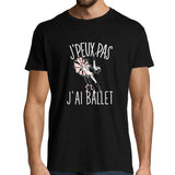 T-shirt Homme Je peux pas Ballet Danse Classique - Planetee