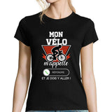 T-shirt Femme Mon Vélo m'appelle - Planetee