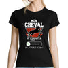 T-shirt Femme Mon Cheval m'appelle - Planetee