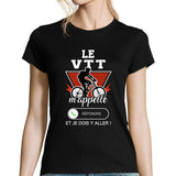 T-shirt Femme Le VTT m'appelle - Planetee