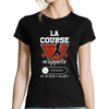 T-shirt Femme La course m'appelle - Planetee