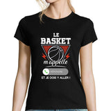 T-shirt Femme Le Basketball m'appelle - Planetee