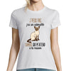 T-shirt Femme chat Siamois m'attend - Planetee