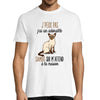 T-shirt Homme chat Siamois m'attend - Planetee