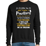 Sweat Footballeur Galaxie - Planetee