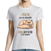 T-shirt Femme chat Persan m'attend - Planetee