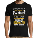 T-shirt homme Handballeur Galaxie - Planetee