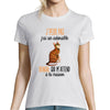 T-shirt Femme chat Bengal m'attend - Planetee