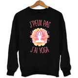 Sweat J'peux pas j'ai Yoga - Planetee