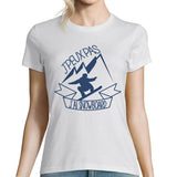 T-shirt Femme J'peux pas j'ai Snowboard - Planetee