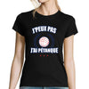 T-shirt Femme J'peux pas j'ai Pétanque - Planetee