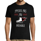 T-shirt Homme J'peux pas j'ai Patinage - Planetee