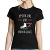 T-shirt Femme J'peux pas j'ai Patin à Glace - Planetee