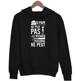 Sweat à Capuche Papi Réparer - Planetee