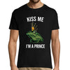 T-shirt Homme Kiss me Prince - Planetee