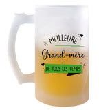 Chope de bière Meilleure Grand-mère de tous les temps - Planetee