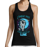 Débardeur Femme J'peux pas J'suis Dans la Lune - Planetee