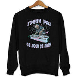 Sweat J'peux pas Ce Soir Je Mix - Planetee