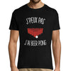 T-shirt Homme J'peux pas j'ai Beer Pong - Planetee