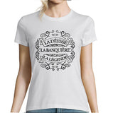 T-shirt femme Banquière La déesse - Planetee