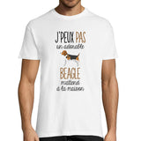 T-shirt Homme Beagle | Je peux pas - Planetee