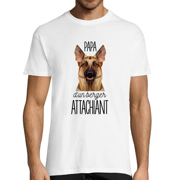 T-shirt Homme Berger Allemand Papa - Planetee