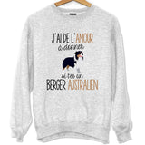 Sweat Berger Australien Amour - Planetee