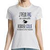 T-shirt Femme Border Collie | Je peux pas - Planetee
