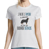 T-shirt Femme Bouvier Bernois Amour - Planetee