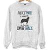 Sweat Bouvier Bernois Amour - Planetee