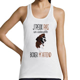 Débardeur Femme Boxer | Je peux pas - Planetee