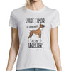 T-shirt Femme Boxer Amour - Planetee