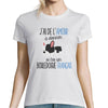 T-shirt Femme Bouledogue Français Amour - Planetee