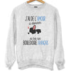Sweat Bouledogue Français Amour - Planetee