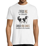 T-shirt Homme Cavalier King Charles | Je peux pas - Planetee