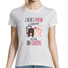 T-shirt Femme Chaton Amour - Planetee