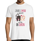 T-shirt Homme Chaton Amour - Planetee