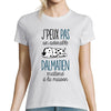 T-shirt Femme Dalmatien | Je peux pas - Planetee