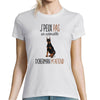 T-shirt Femme Doberman | Je peux pas - Planetee