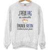 Sweat Épagneul Breton | Je peux pas - Planetee