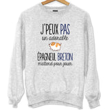 Sweat Épagneul Breton | Je peux pas - Planetee