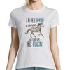 T-shirt Femme Étalon Cheval Amour - Planetee