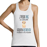 Débardeur Femme Golden Retriever | Je peux pas - Planetee