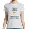 T-shirt Femme Golden Retriever | Je peux pas - Planetee