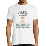 T-shirt Homme Golden Retriever | Je peux pas - Planetee