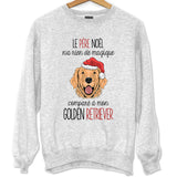 Sweat Golden Retriever Père Noël - Planetee