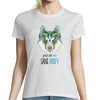 T-shirt Femme Husky c'est la Vie - Planetee