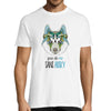T-shirt Homme Husky c'est la Vie - Planetee