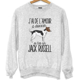 Sweat Jack Russell Amour - Planetee