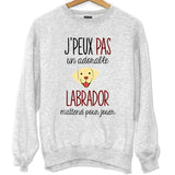Sweat Labrador | Je peux pas - Planetee